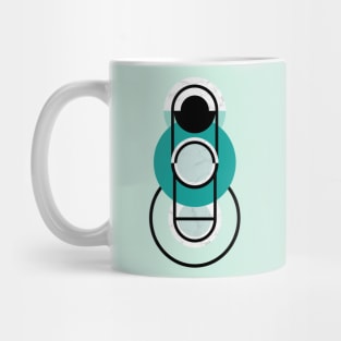 Geometric Marble Poster II Mug